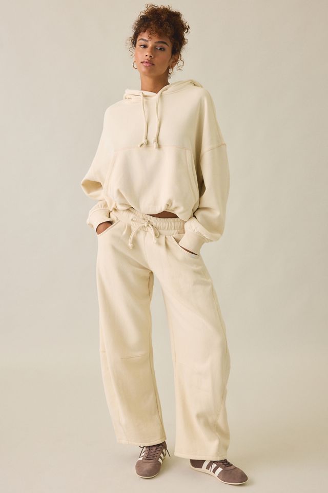 Out From Under Women's Try Me Bubble Cropped Hoodie Sweatshirt