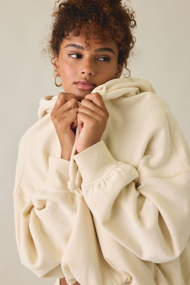 Out From Under Women's Try Me Bubble Cropped Hoodie Sweatshirt