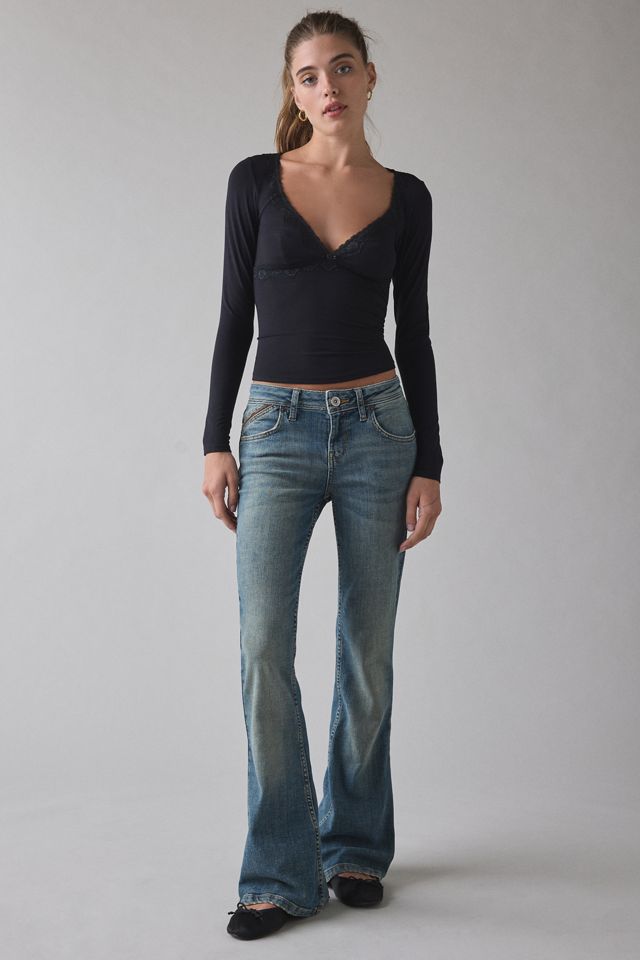 BDG Women's Brooke Low-Rise Flare Jeans