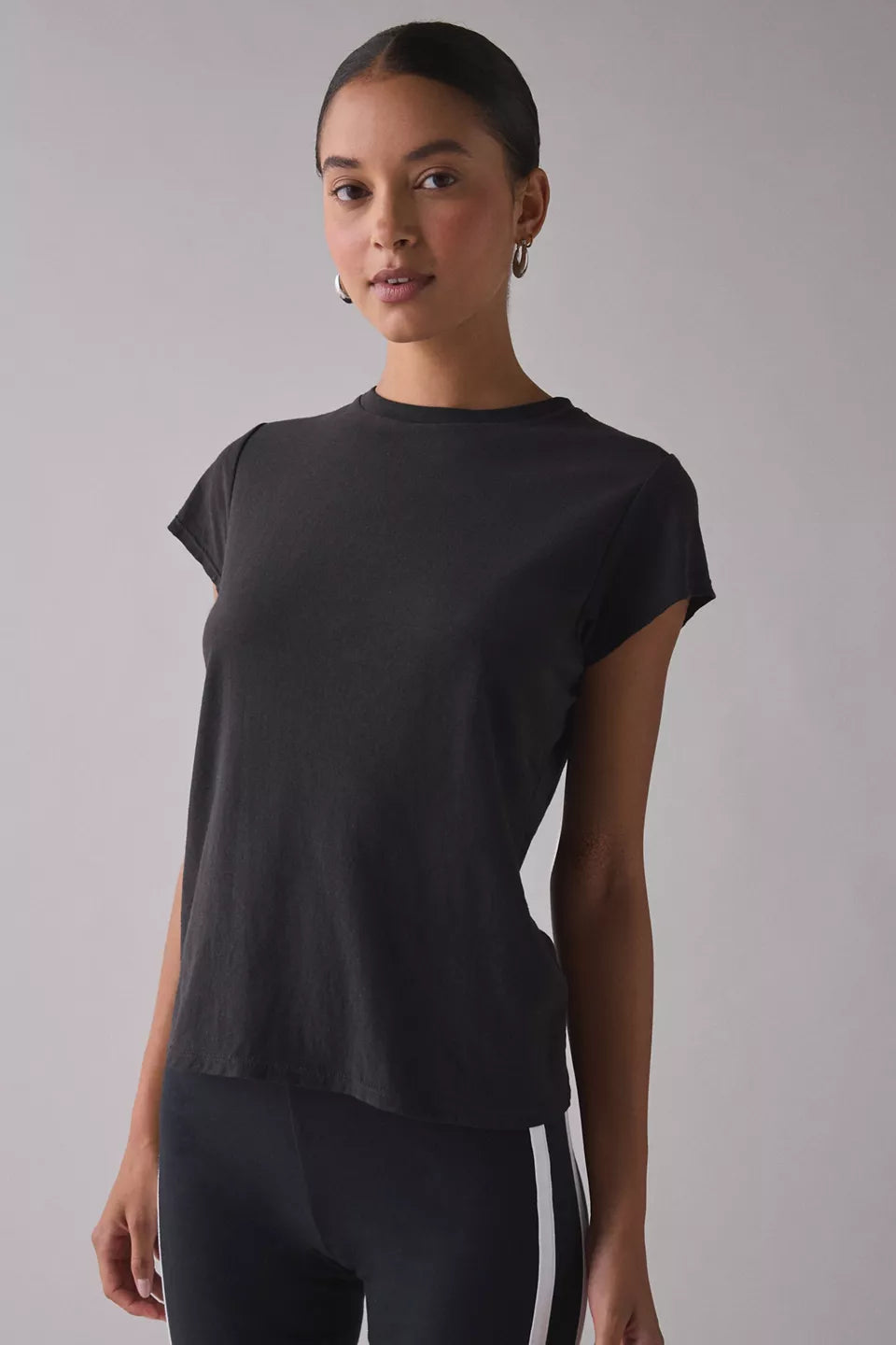 BDG Women's Short Sleeve Solid Spill The Tee