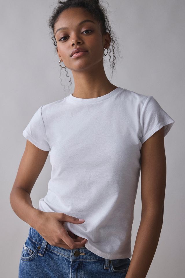 BDG Women's Spill The Tee Short Sleeve Cotton Crew Neck T-Shirt
