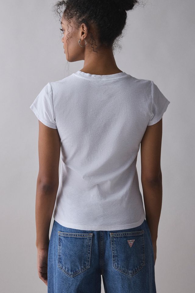 BDG Women's Spill The Tee Short Sleeve Cotton Crew Neck T-Shirt