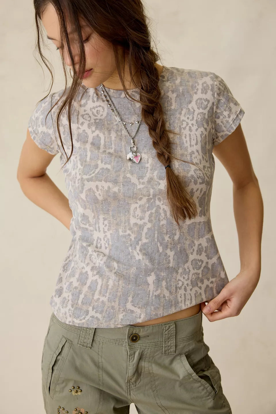 Women's Spill The Printed Short Sleeve Tee