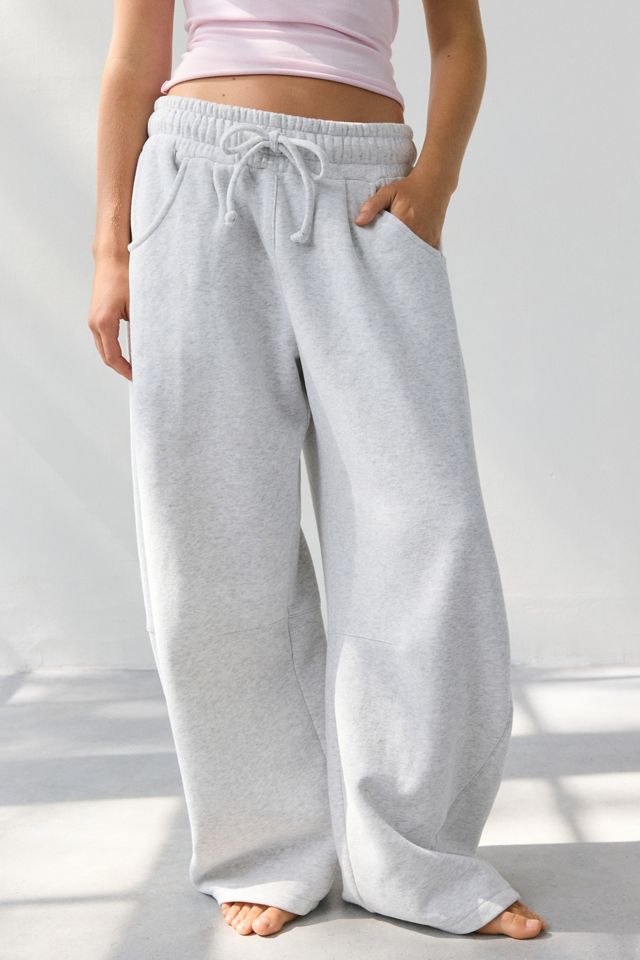 Out From Under Women's Essential Barrel Leg Full Length Sweatpants