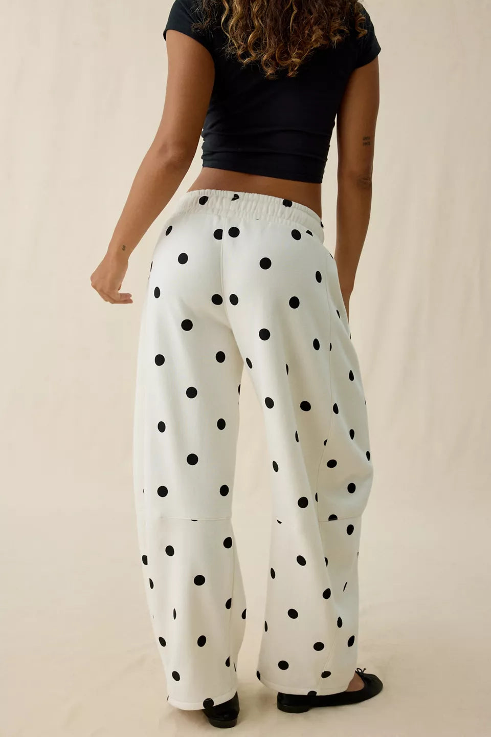 Women's Essential Barrel Leg Full Length Sweatpants