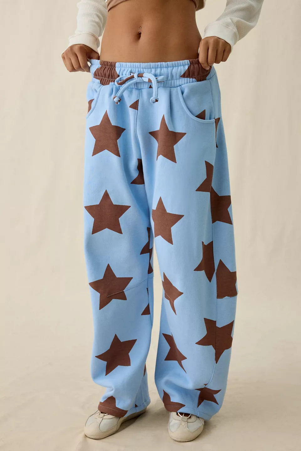 Women's Essential Barrel Leg Full Length Sweatpants