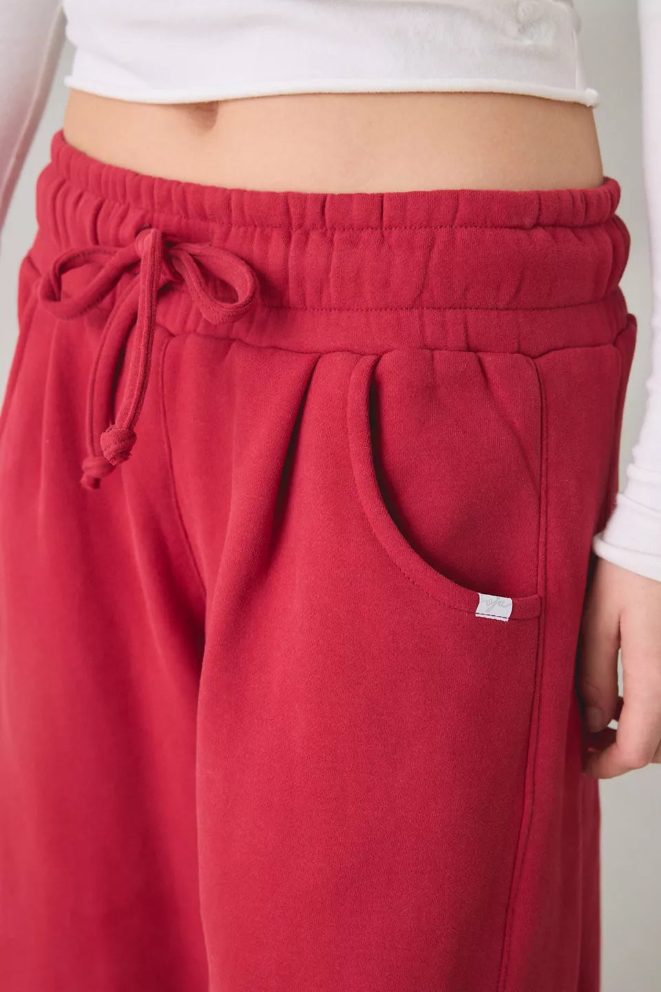 Women's Essential Barrel Leg Full Length Sweatpants