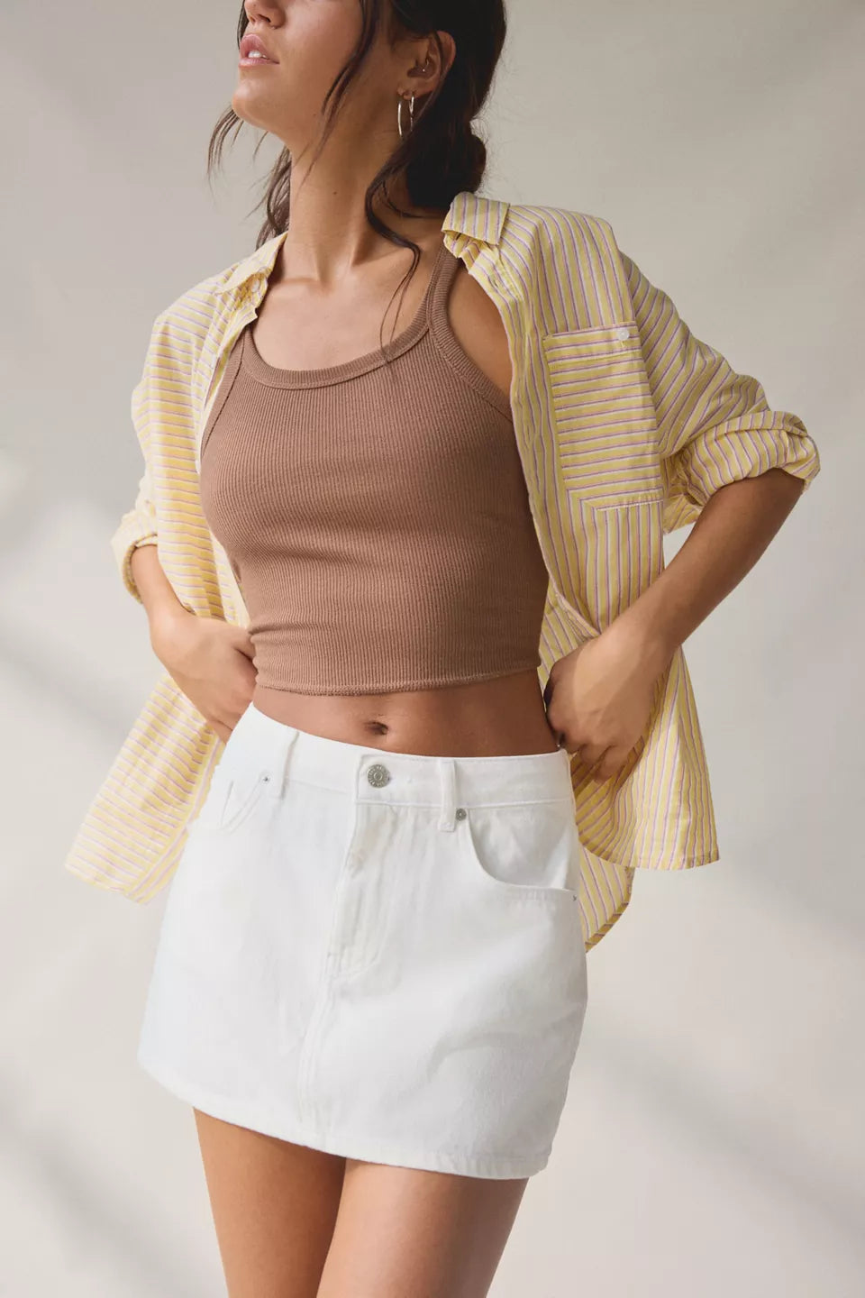 Women's Onna Denim Micro Mini Skirt