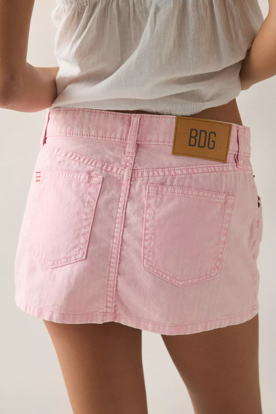 Women's Onna Denim Micro Mini Skirt