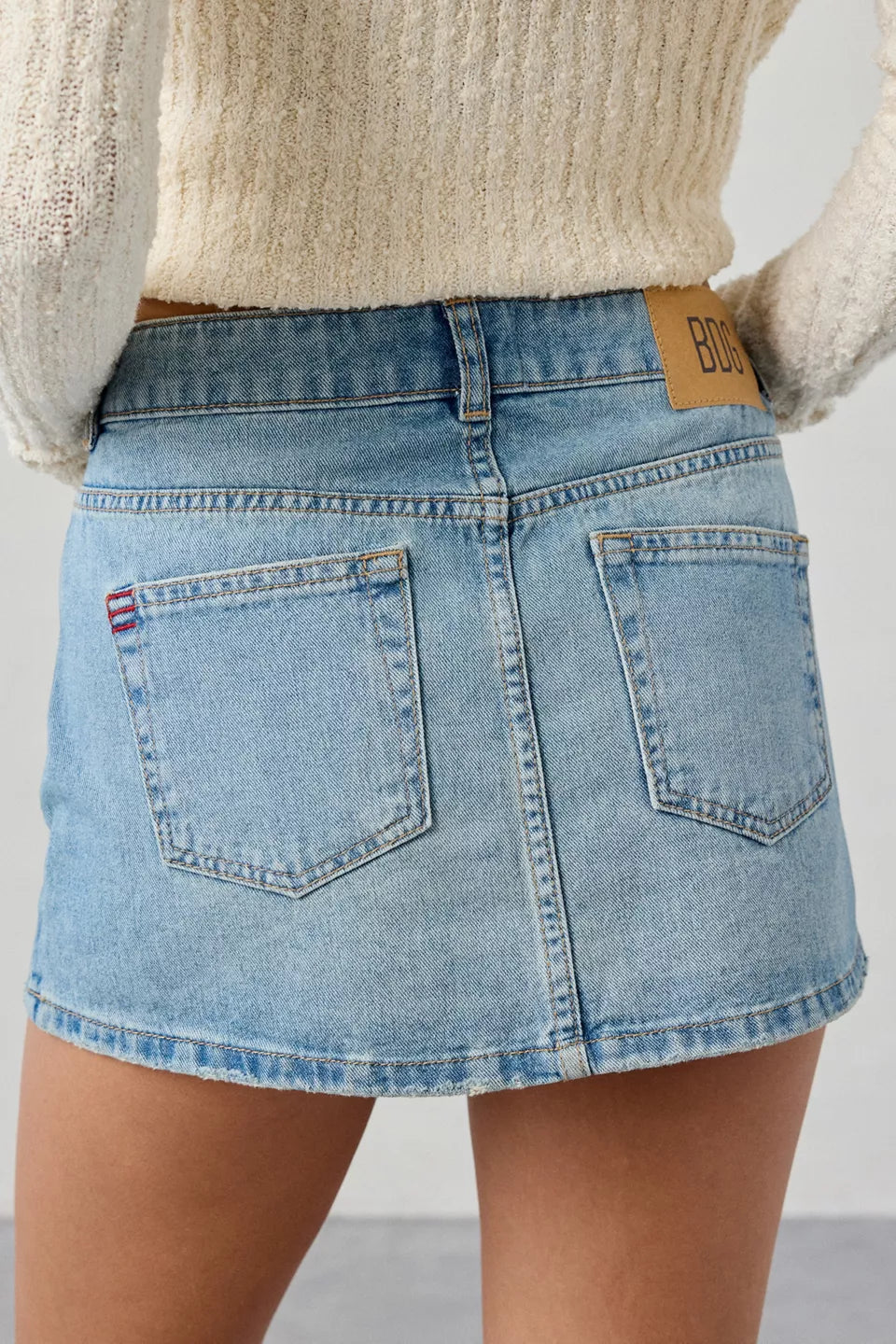 Women's Onna Denim Micro Mini Skirt