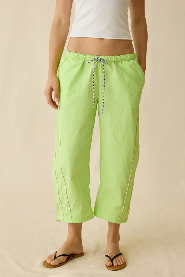 BDG Women's Fast Track Low-Rise Cropped Nylon Pants