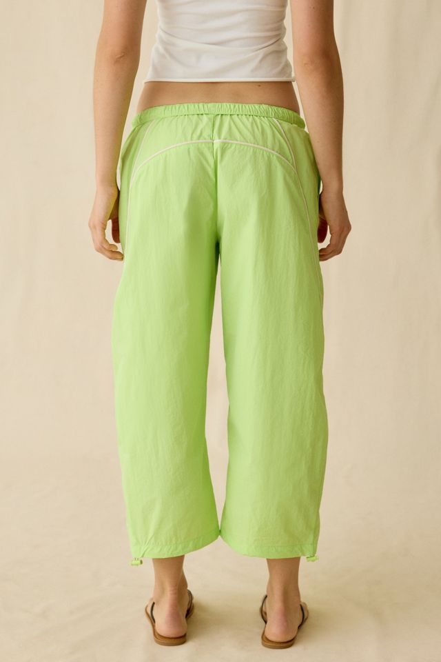 BDG Women's Fast Track Low-Rise Cropped Nylon Pants